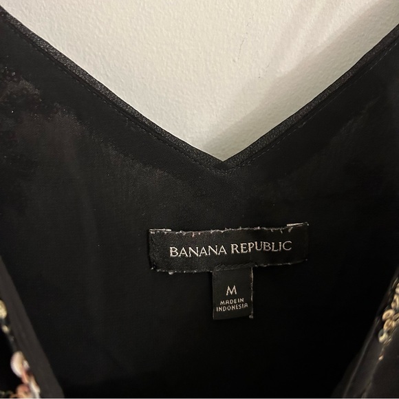 Banana Republic Black Sequined Tank Top - Picture 3 of 5